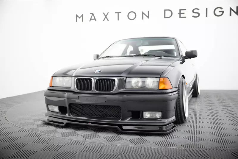 Maxton Design Frontlippe V.2 für BMW M3 E36 Hochglanz schwarz – Ansicht 1