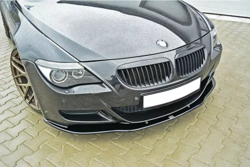 Maxton Design Frontlippe V.2 für BMW M6 E63 Hochglanz schwarz – Ansicht 2