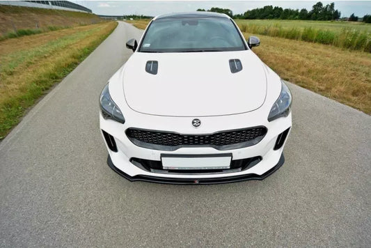 Maxton Design Frontlippe V.2 für Kia Stinger GT Hochglanz schwarz – Ansicht 1