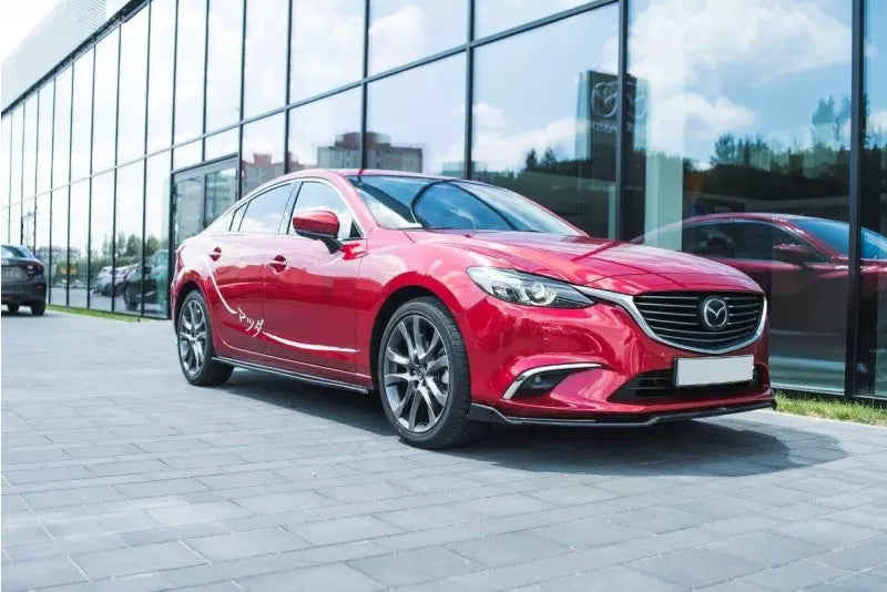 Maxton Design Frontlippe V.2 für Mazda 6 GJ (Mk3) Facelift Hochglanz schwarz – Ansicht 4