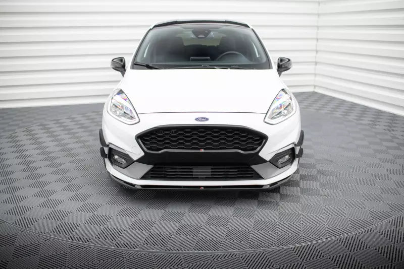 Maxton Design Frontlippe V.3 für Ford Fiesta ST / ST-Line Mk8 Hochglanz schwarz – Ansicht 2