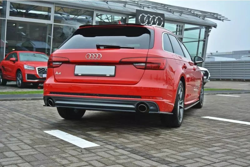 Maxton Design Heckdiffusor für Audi A4 B9 S-Line Hochglanz schwarz – Ansicht 2