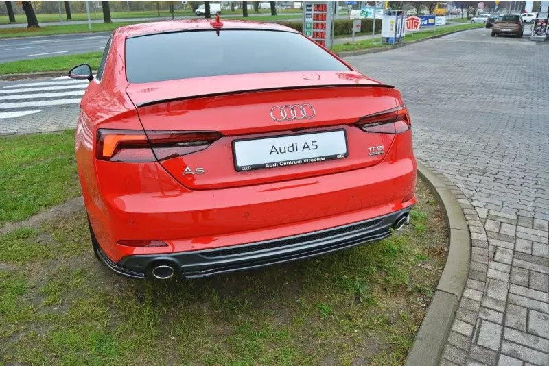 Maxton Design Heckdiffusor für Audi A5 B9 F5 S-Line Coupe / Sportback Hochglanz schwarz – Ansicht 1
