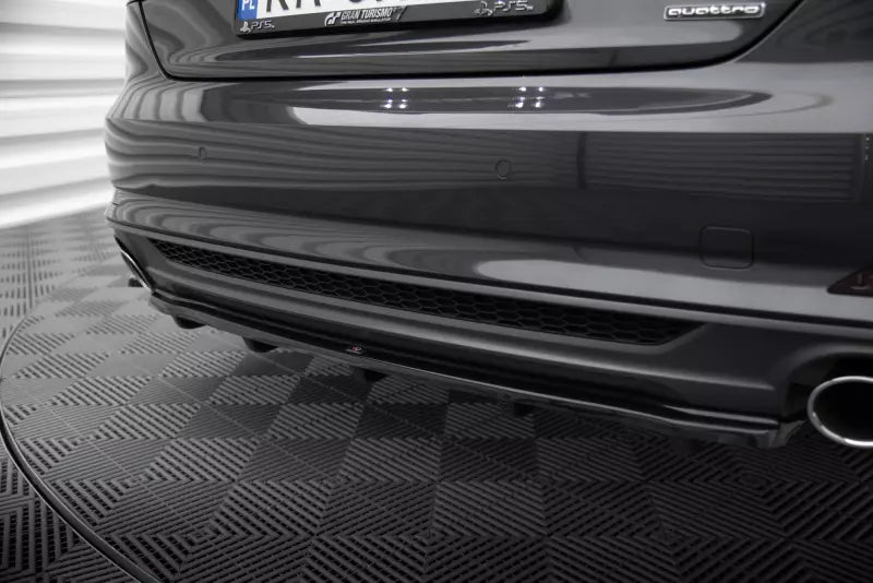 Maxton Design Heckdiffusor V.2 für Audi A5 B9 F5 S-Line Coupe / Sportback Hochglanz schwarz – Ansicht 2