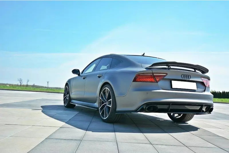 Maxton Design Heckdiffusor für Audi RS7 C7 Facelift Hochglanz schwarz – Ansicht 3