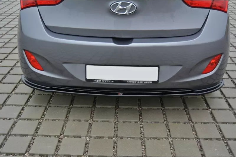 Maxton Design Heckdiffusor für Hyundai I30 Mk2 Hochglanz schwarz – Ansicht 1