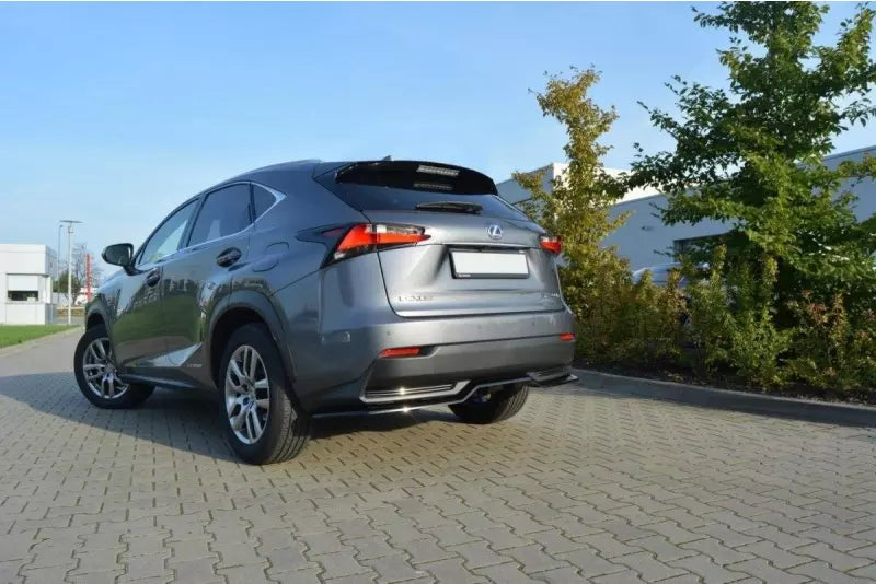 Maxton Design Heckdiffusor für Lexus NX Mk1 H DTM Look Hochglanz schwarz – Ansicht 2