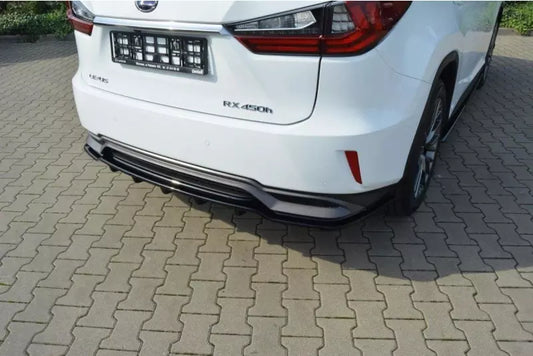 Maxton Design Heckdiffusor für Lexus RX Mk4 H DTM Look Hochglanz schwarz – Ansicht 1