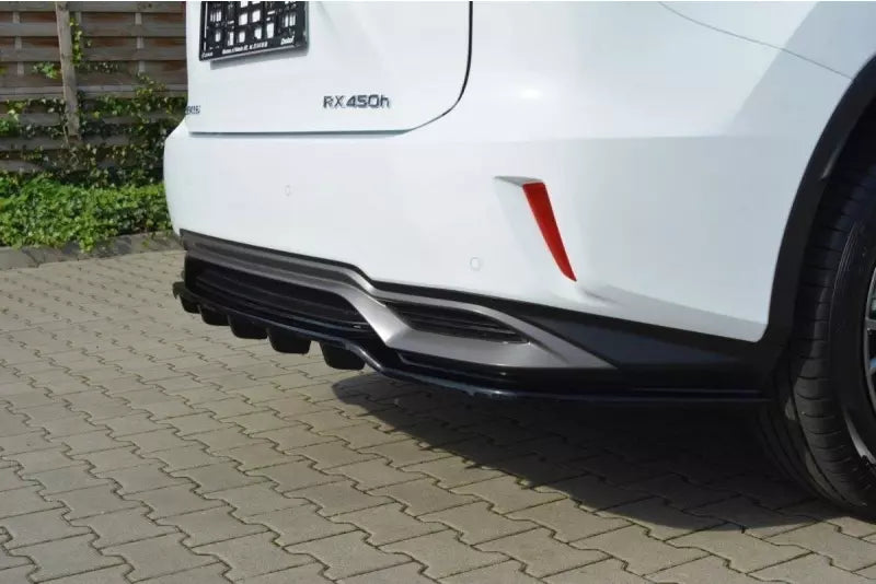 Maxton Design Heckdiffusor für Lexus RX Mk4 H DTM Look Hochglanz schwarz – Ansicht 2