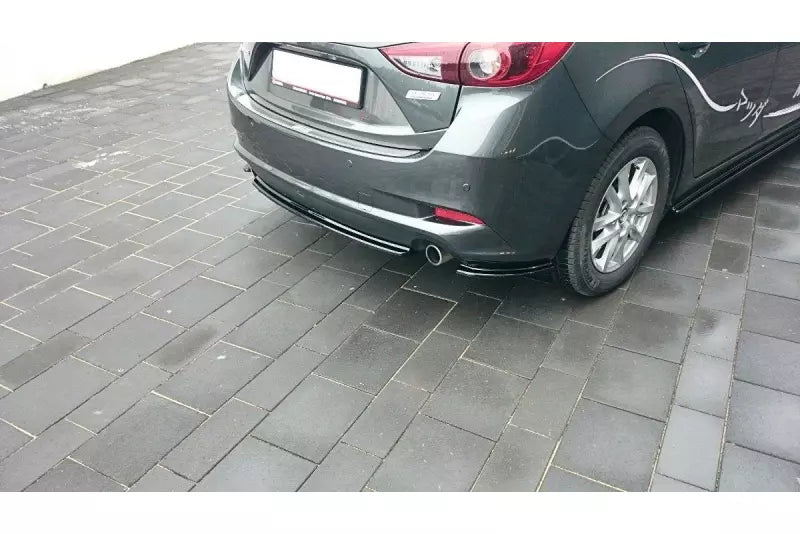 Maxton Design Heckdiffusor für Mazda 3 BM (Mk3) Facelift Hochglanz schwarz – Ansicht 1
