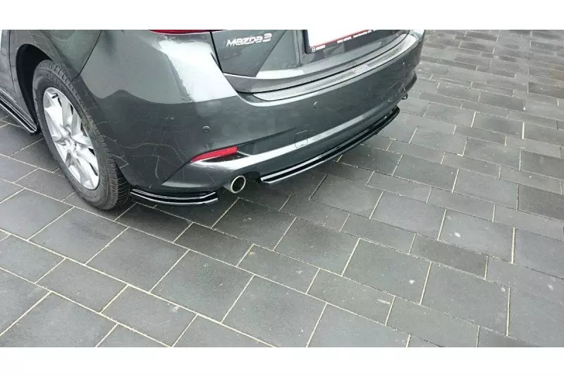 Maxton Design Heckdiffusor für Mazda 3 BM (Mk3) Facelift Hochglanz schwarz – Ansicht 2
