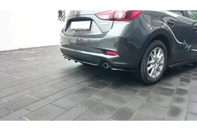 Maxton Design Heckdiffusor für Mazda 3 BM (Mk3) Facelift DTM Look Hochglanz schwarz – Ansicht 2