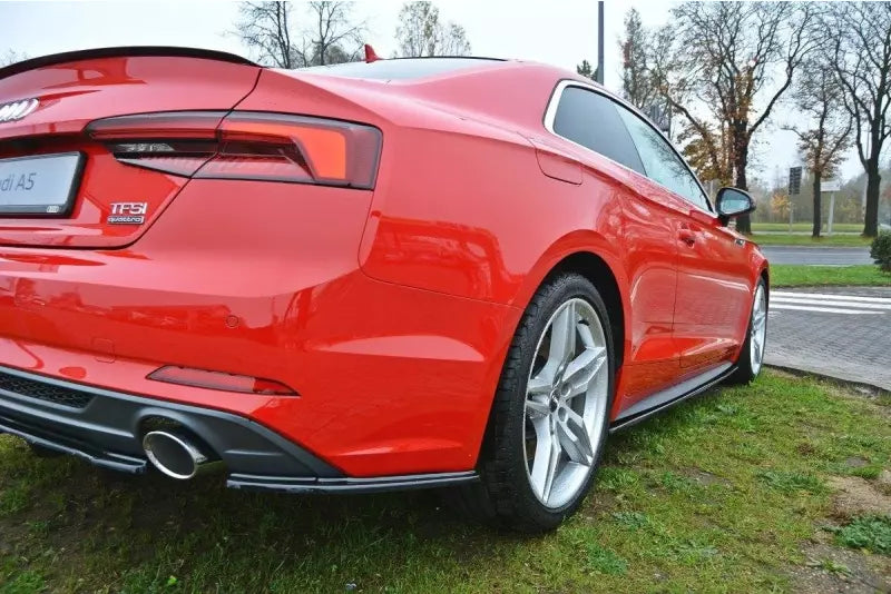 Maxton Design Diffusor Flaps für Audi A5 B9 F5 S-Line Hochglanz schwarz – Ansicht 2