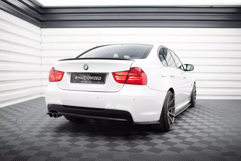 Maxton Design Diffusor Flaps für BMW 3er E90 M Paket Hochglanz schwarz – Ansicht 2