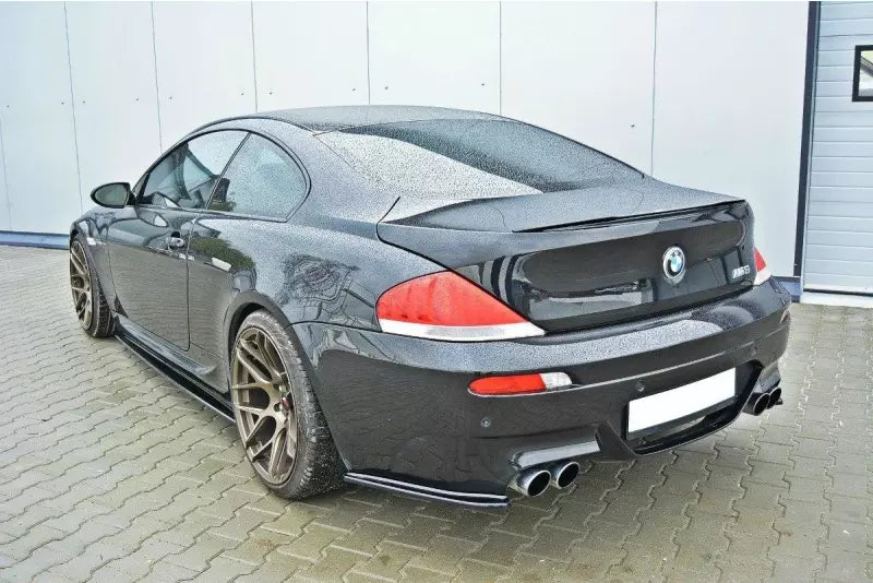 Maxton Design Diffusor Flaps für BMW M6 E63 Hochglanz schwarz – Ansicht 1