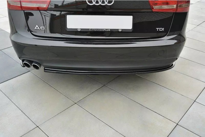 Maxton Design Diffusor Flaps für Audi A6 C7 Avant / Limousine Hochglanz schwarz – Ansicht 3