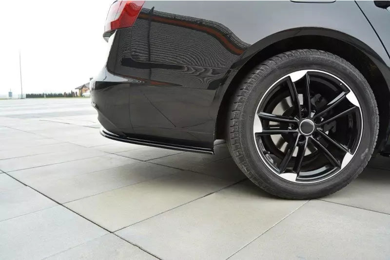 Maxton Design Diffusor Flaps für Audi A6 C7 Avant / Limousine Hochglanz schwarz – Ansicht 4