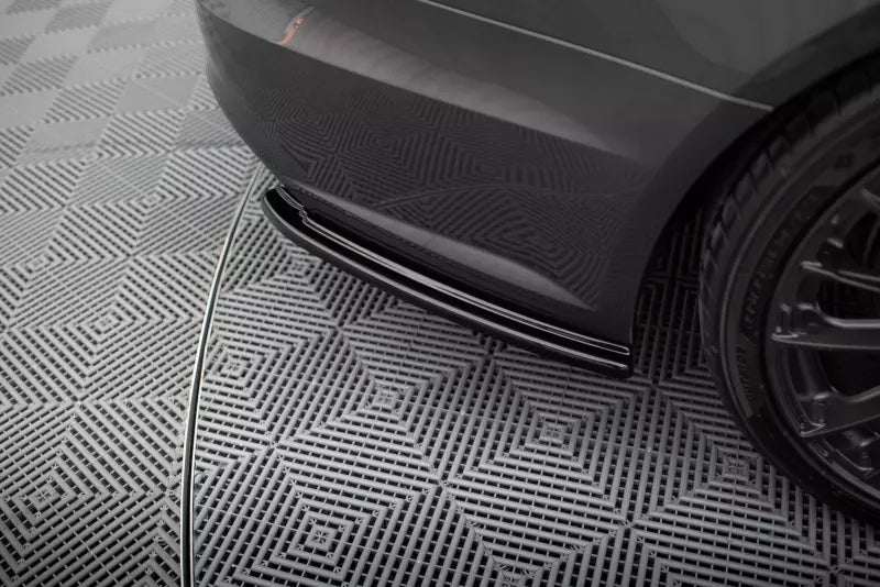 Maxton Design Diffusor Flaps für Audi S6 / A6 Avant S-Line C7 Facelift Hochglanz schwarz – Ansicht 3