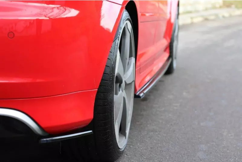 Maxton Design Diffusor Flaps für Audi RS3 8P Hochglanz schwarz – Ansicht 1