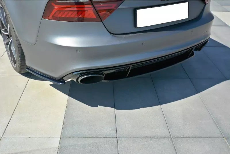 Maxton Design Diffusor Flaps für Audi RS7 C7 Facelift Hochglanz schwarz – Ansicht 3