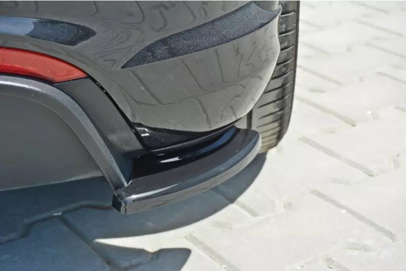 Maxton Design Diffusor Flaps für Fiat Punto Evo Abarth Hochglanz schwarz – Ansicht 1