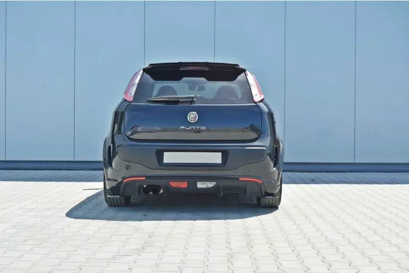 Maxton Design Diffusor Flaps für Fiat Punto Evo Abarth Hochglanz schwarz – Ansicht 2