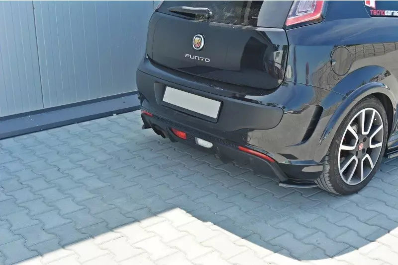Maxton Design Diffusor Flaps für Fiat Punto Evo Abarth Hochglanz schwarz – Ansicht 3