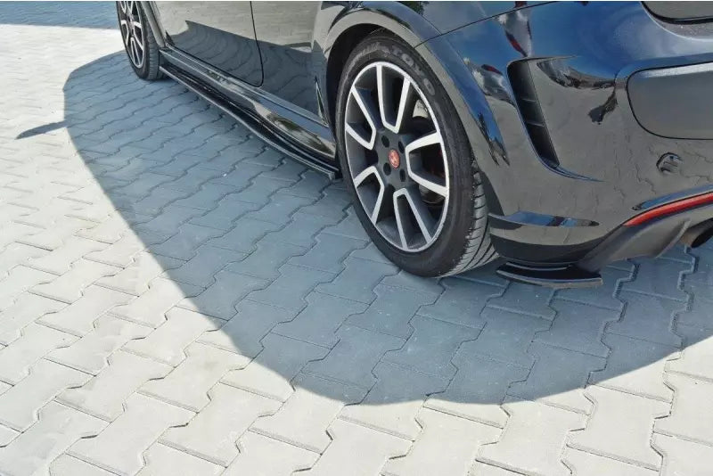 Maxton Design Diffusor Flaps für Fiat Punto Evo Abarth Hochglanz schwarz – Ansicht 4