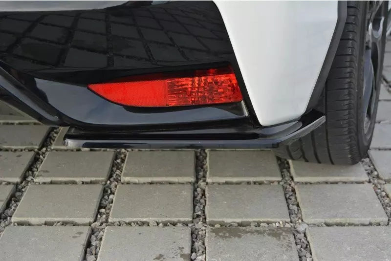 Maxton Design Diffusor Flaps für Honda Civic IX Mk9 Facelift Hochglanz schwarz – Ansicht 1