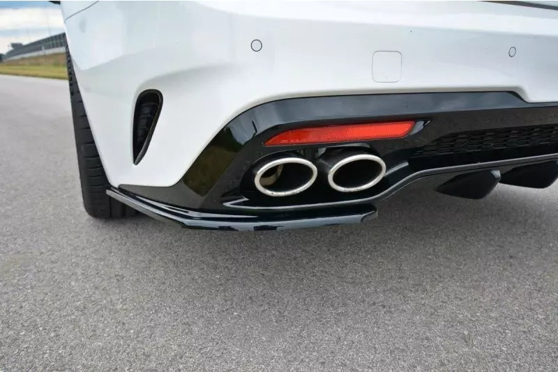 Maxton Design Diffusor Flaps für Kia Stinger GT Hochglanz schwarz – Ansicht 1