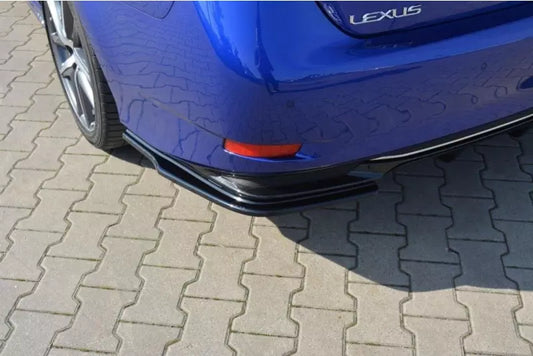 Maxton Design Diffusor Flaps für Lexus GS Mk4 Facelift H Hochglanz schwarz – Ansicht 1