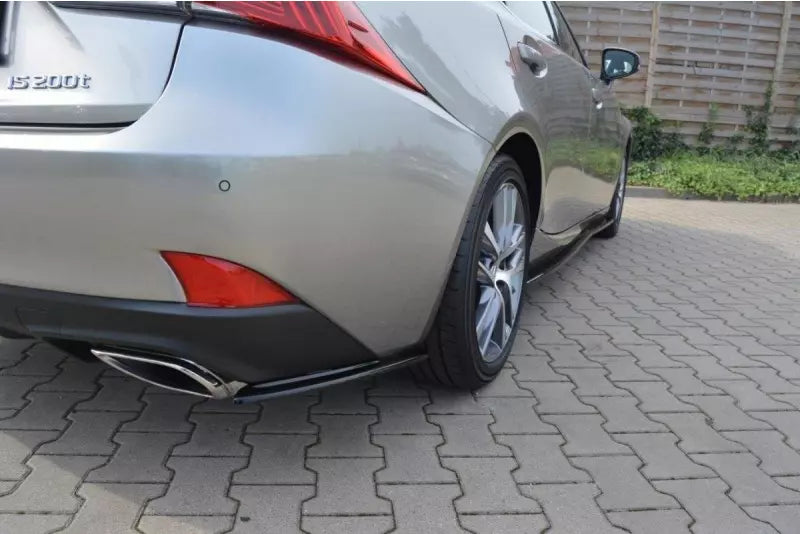 Maxton Design Diffusor Flaps für Lexus IS Mk3 Facelift T Hochglanz schwarz – Ansicht 1