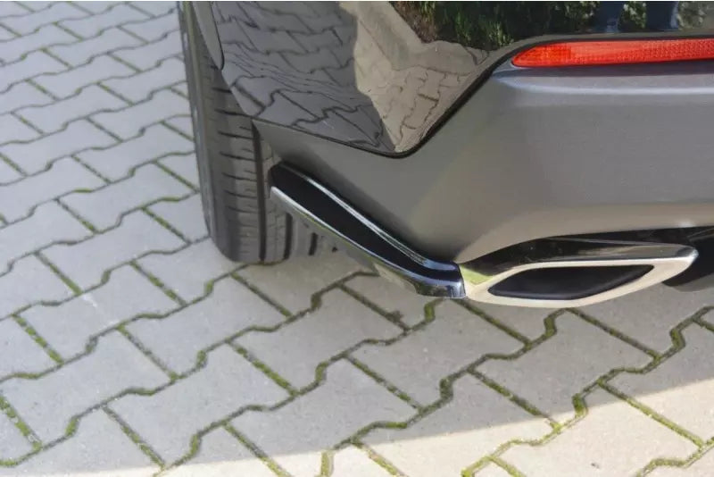 Maxton Design Diffusor Flaps für Lexus NX Mk1 T Hochglanz schwarz – Ansicht 1