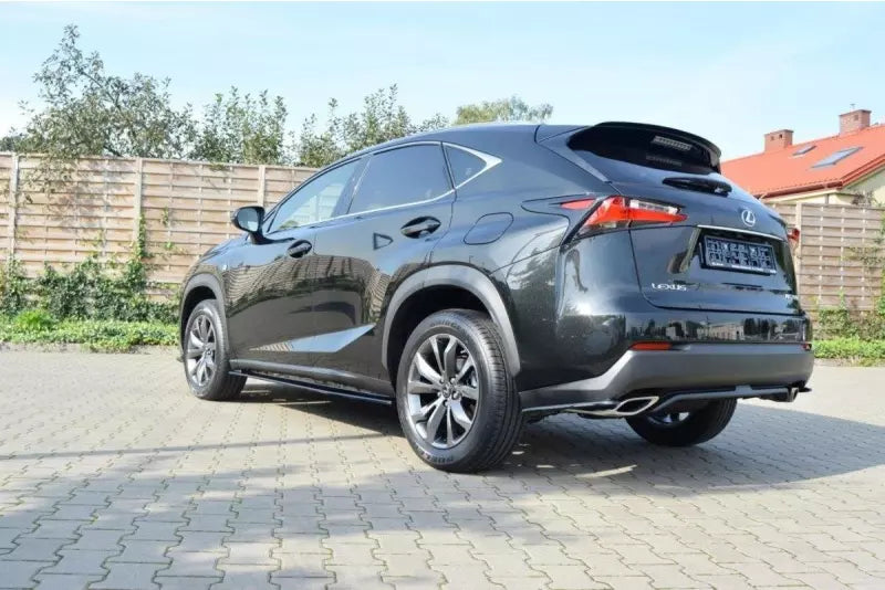 Maxton Design Diffusor Flaps für Lexus NX Mk1 T Hochglanz schwarz – Ansicht 3
