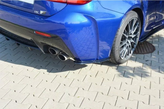Maxton Design Diffusor Flaps für Lexus RC Facelift Hochglanz schwarz – Ansicht 1