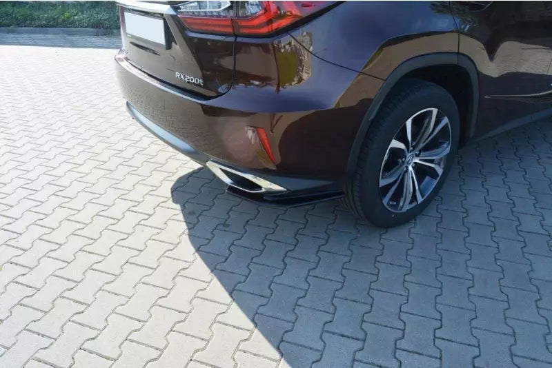 Maxton Design Diffusor Flaps für Lexus RX Mk4 T Hochglanz schwarz – Ansicht 1
