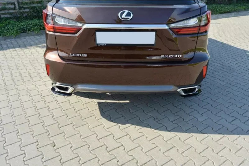 Maxton Design Diffusor Flaps für Lexus RX Mk4 T Hochglanz schwarz – Ansicht 3