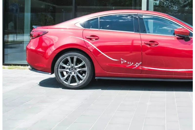 Maxton Design Diffusor Flaps für Mazda 6 GJ (Mk3) Facelift Hochglanz schwarz – Ansicht 4