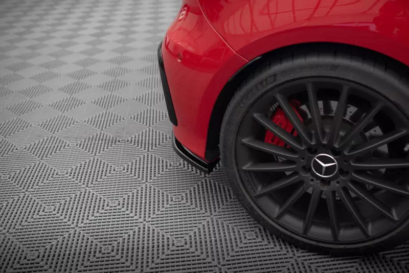 Maxton Design Diffusor Flaps für Mercedes A-Klasse W176 AMG Facelift Hochglanz schwarz – Ansicht 3