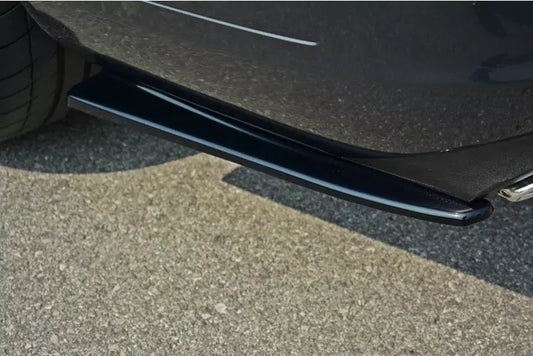 Maxton Design Diffusor Flaps für Mercedes E-Klasse W212 Hochglanz schwarz – Ansicht 1