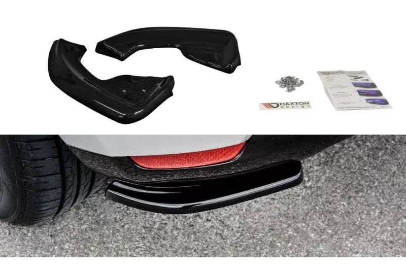 Maxton Design Diffusor Flaps für Renault Clio 4 Hochglanz schwarz – Ansicht 1