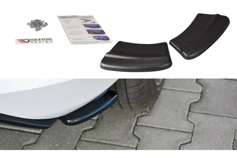 Maxton Design Diffusor Flaps für Ford Fiesta ST-Line Mk8 Hochglanz schwarz – Ansicht 1