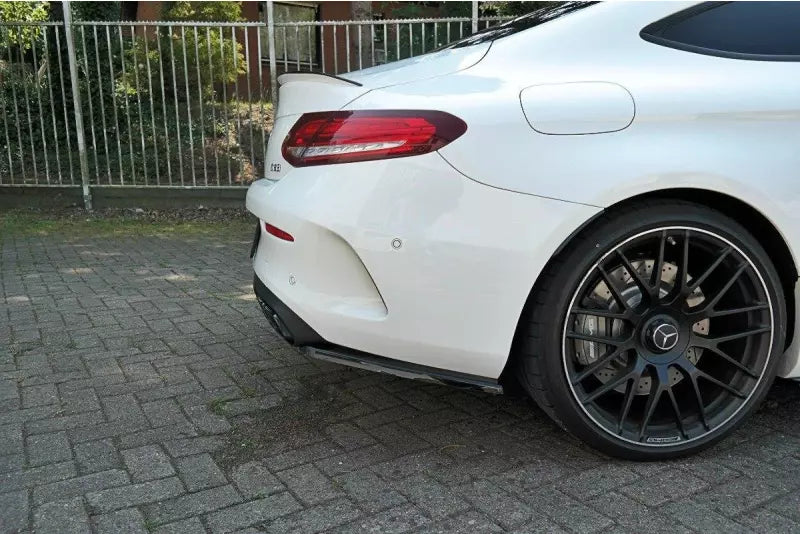 Maxton Design Diffusor Flaps für Mercedes C63 AMG C205 Coupe Hochglanz schwarz – Ansicht 2