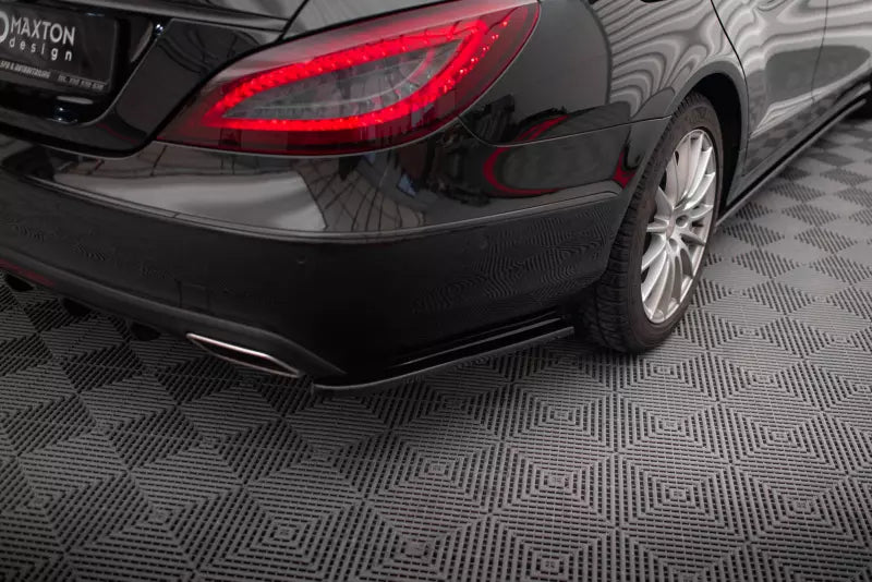 Maxton Design Diffusor Flaps für Mercedes CLS C218 Hochglanz schwarz – Ansicht 1