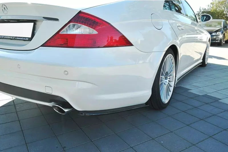 Maxton Design Diffusor Flaps für Mercedes CLS 55AMG C219 Hochglanz schwarz – Ansicht 1