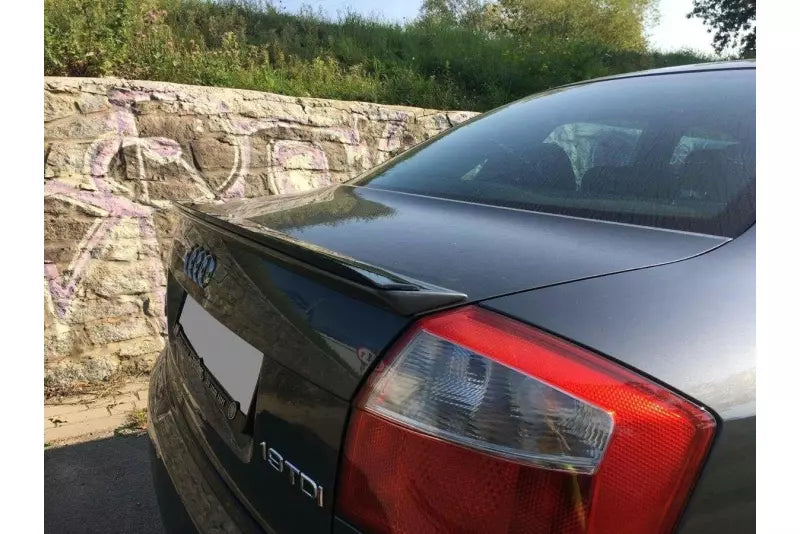 Maxton Design Heckspoiler Lippe für Audi A4 B6 S-Line Limousine Hochglanz schwarz – Ansicht 1
