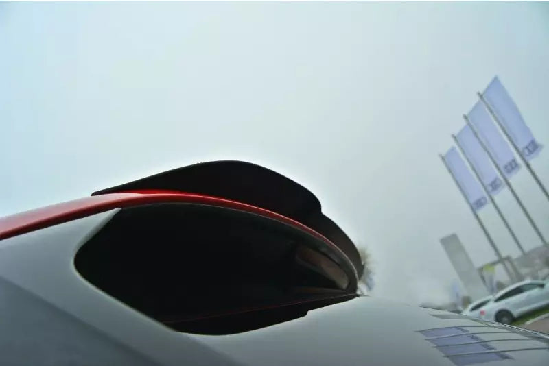 Maxton Design Heckspoiler Lippe V.1 für Audi A4 / S4 / A4 S-Line B9 Avant Hochglanz schwarz – Ansicht 1