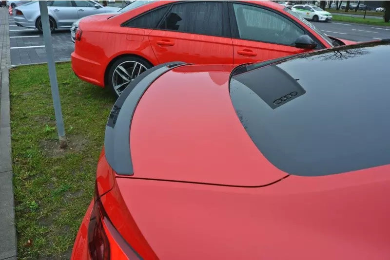 Maxton Design Heckspoiler Lippe für Audi A5 B9 F5 S-Line Coupe Hochglanz schwarz – Ansicht 2