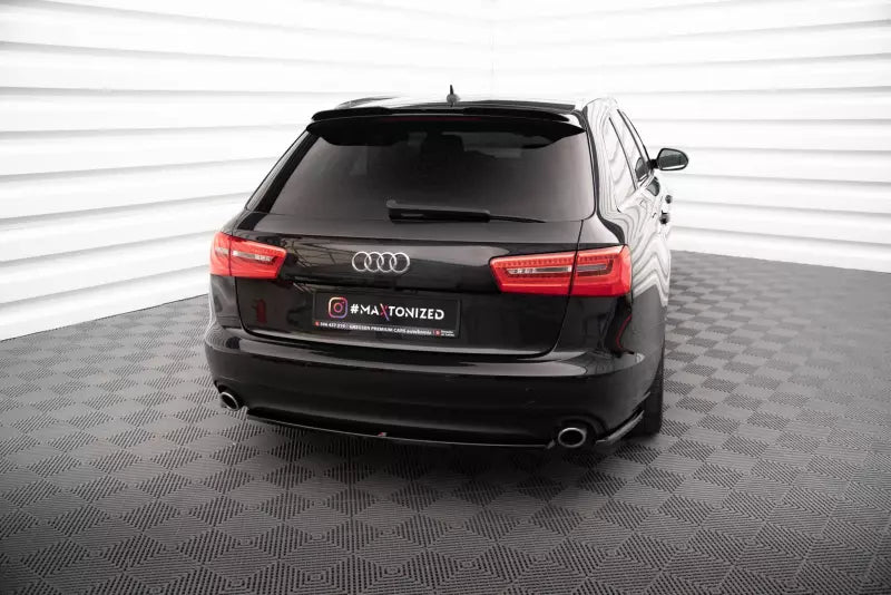 Maxton Design Heckspoiler Lippe für Audi A6 C7 Avant Hochglanz schwarz – Ansicht 3