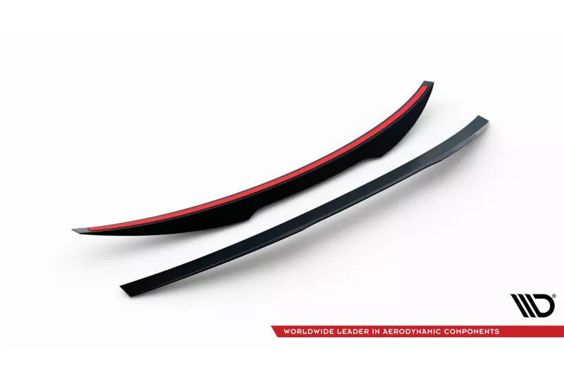 Maxton Design Heckspoiler Lippe für Audi S4 B8 Limousine Facelift Hochglanz schwarz – Ansicht 4